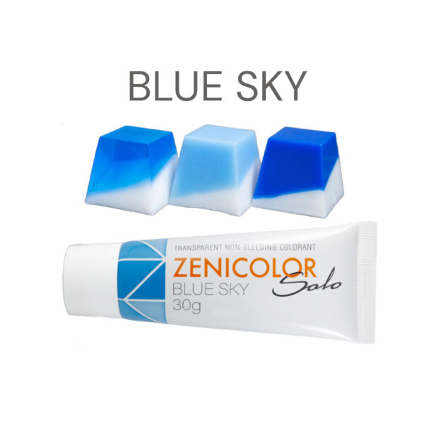 Blaue Seifenfarbe Zenicolor Solo Blue Sky 30g Farbpaste