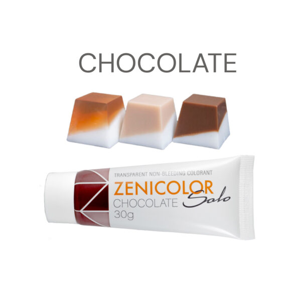 Braune Seifenfarbe ZENICOLOR Solo Chocolate 30g Farbpaste