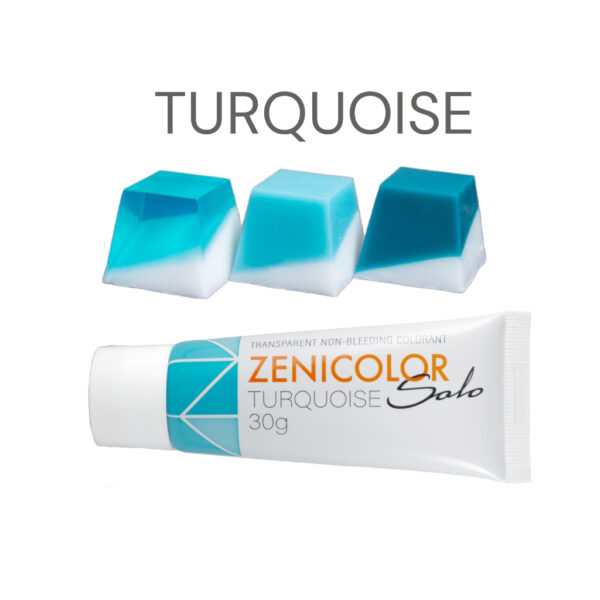 Türkis Seifenfarbe ZENICOLOR Solo Turquoise 30g Farbpaste