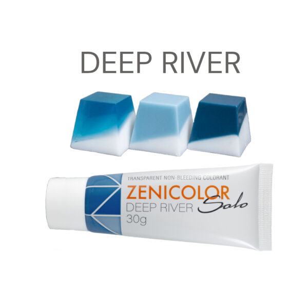 Blaue Seifenfarbe ZENICOLOR Solo Deep River 30g Farbpaste