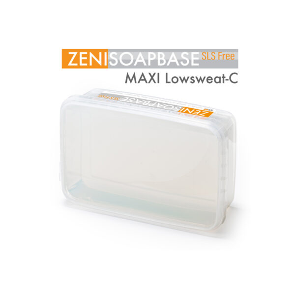 1024 -1024 maxi cleia low ZENI Maxi Lowsweat-C Klare Seifenbasis 1kg Gießseife