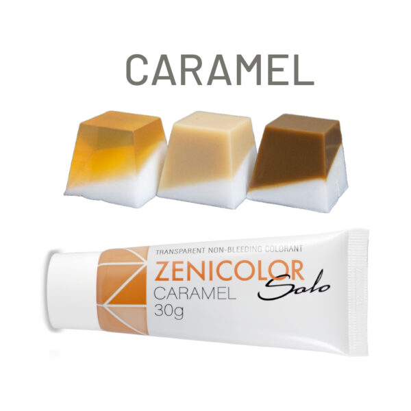 Karamell Seifenfarbe ZENICOLOR Solo Caramel 30g Farbpaste