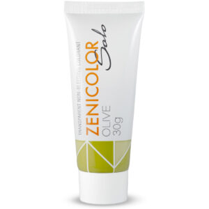 ZCSoloOlive30 Grüne Seifenfarbe ZENICOLOR Solo Olive 30g Farbpaste