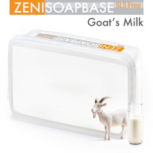 ZENI Ziegenmilch Seifenbasis Glycerinseife Goat's Milk 1kg