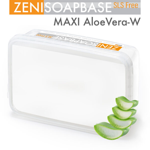ZENI MAXI Aloe Vera-Weiße Seifenbasis: Weiße Seifenbasis | 1kg
