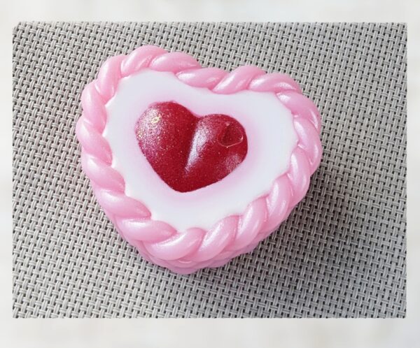 Seife Doppelherzen Form aus Glicerin