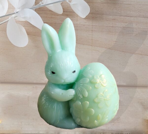 Osterhase im Ei Form handgemachte Himbeerenseife