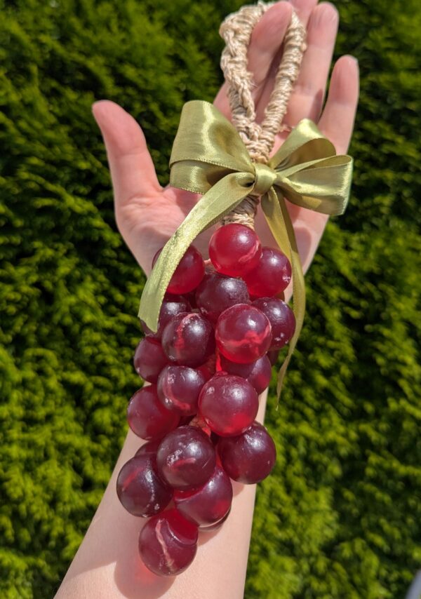 Weintraube Seife handgemacht. Rebe Weintrauben Handgemachte Seife