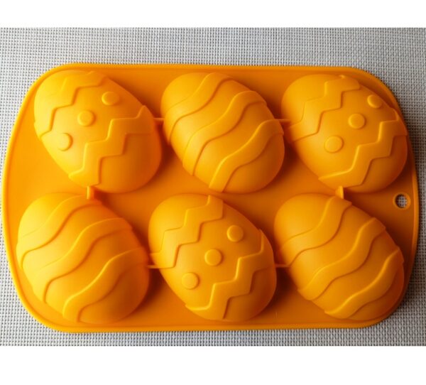 Silikonform 6 Hohle Osterei Backform Schokoladenform