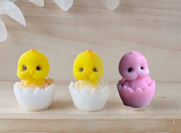 extra klein rosa hahn 3 Lustige Hühner im Ei