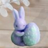 Osterhase im Ei Form handgemachte Himbeerenseife Vitamin E