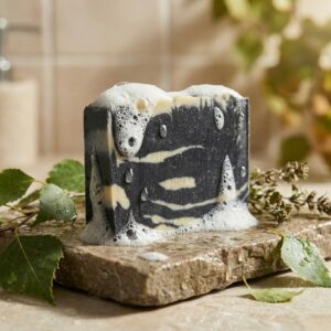 Hanfseife mit Schungit & Bernstein – Natürliche Handgemachte Seife