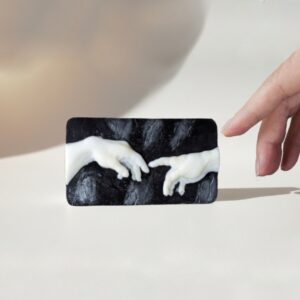 Handgemachte Seife mit Motiv Erschaffung Adams Stil Renaissance