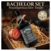 Bachelor set Halloseife.de Handgemachte Himbeereseife Bachelor SET Mandarine & Flasche
