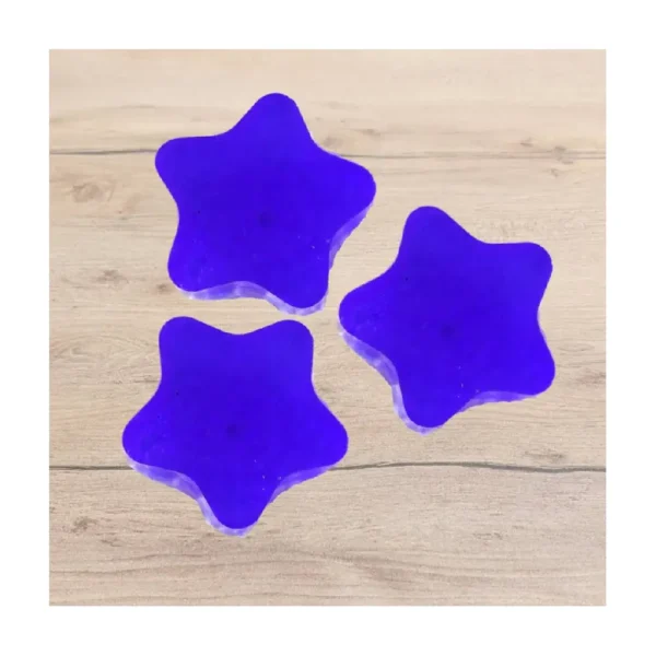3 Handgemachte Sternform Himbeerenseife