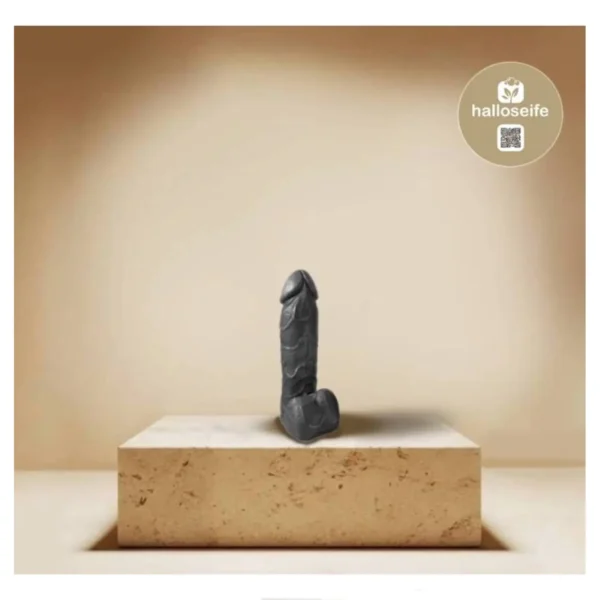 Schungit-Seife Penis klein Form klein Reliefseife JGA Schungit-Seife Penis Form klein Reliefseife JGA Party