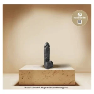 Schungit-Seife Penis Handgemachte Reliefseife JGA