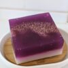 Handgemachte Himbeereseife mit Luffa , Vitamin E 150g