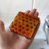 Handgemachte Himbeereseife mit Luffa , Vitamin E 150g
