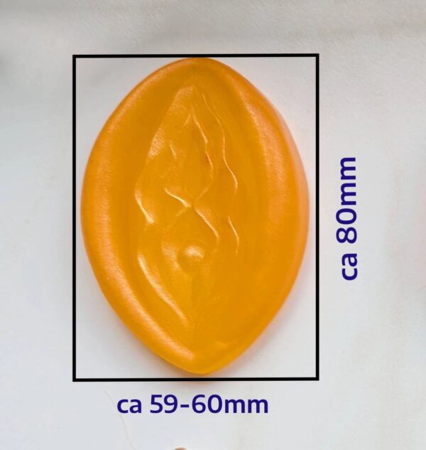 Vagina Vulva Form Himbeerenseife JGA Geschenkideen