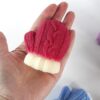 WEIHNACHTSMANN Handschuh | Handgemachte Himbeerenseife | 85g | Vitamin E