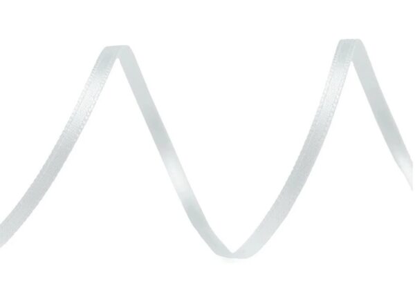 100M Satinband 3mm breit doppelseit Band Deko Hochzeit