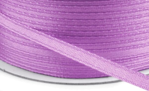 100M Satinband 3mm breit doppelseit Band Deko Hochzeit