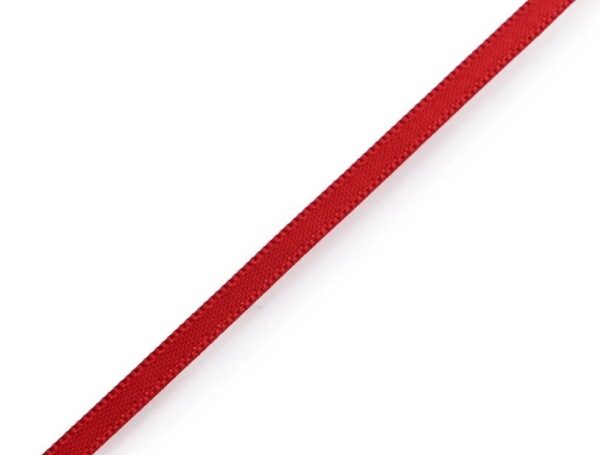 100M Satinband 3mm breit doppelseit Band Deko Hochzeit