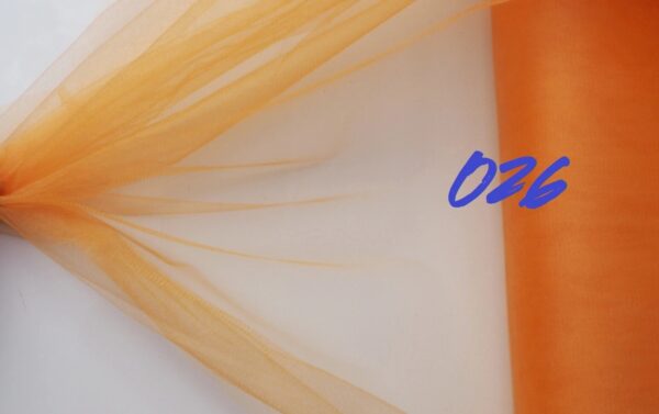Tüll meterware 300cm breit orange