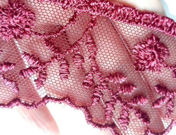 Spitze, Spitzenborte , ca 50 mm breit – Textilborte für Nähen , Dekoration & Basteln.