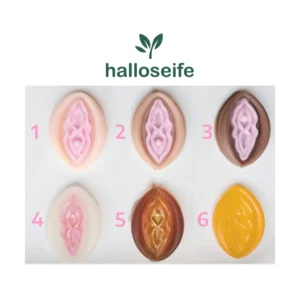 Vagina , Vulva Form Himbeerenseife JGA Geschenkideen