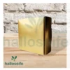 halloseife box in gold seife Eidechse auf Stein Handgemachte Himbeereseife Geschenkideen