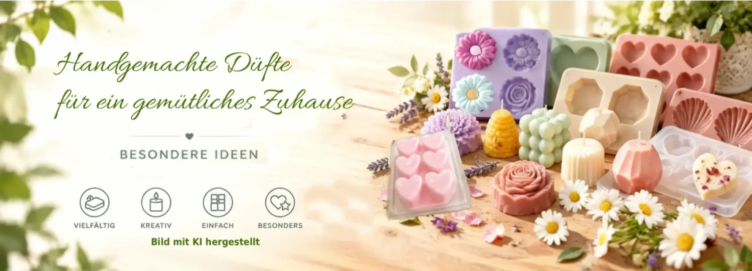 halloseife-kerzen und dunftenden wachs melt wax
