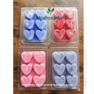 halloseife melt wax herzen meltwachs duftwachs Handgegossenes Duftwachs | Wax Melts | Duftwachs für gemütliche Stunden